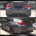 BMW 3 Serie F30/F31 2012–2019 Achterbumper diffuser V13 (voor F80, carbon) foto 4