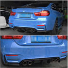 BMW 3 Serie F30/F31 2012–2019 ABS achterbumperdiffuser V14 (voor F80) foto 2