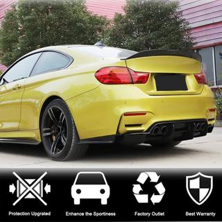 Achterbumper diffuser V1 (voor F82/F83, carbon) foto 2