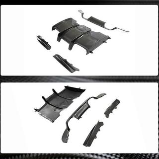 Achterbumper diffuser V1 (voor F82/F83, carbon) foto 4