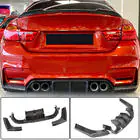 BMW 4 Serie F32/F33/F36 2012–2020 Achterbumperdiffuser V4 (voor F82/F83, carbon) foto 3