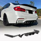 BMW 4 Serie F32/F33/F36 2012–2020 Achterbumperdiffuser V4 (voor F82/F83, carbon) foto 9