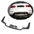 BMW 4 Serie F32/F33/F36 2012–2020 Achterbumper diffuser V3 (voor F82/F83, carbon) foto 2