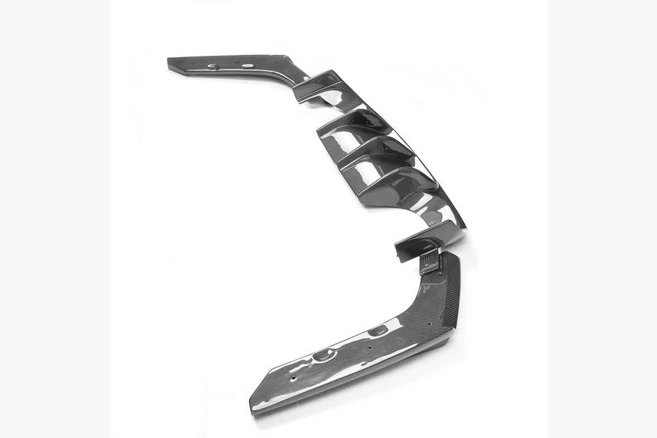 BMW 4 Serie F32/F33/F36 2012–2020 Achterbumper diffuser V6 (voor F82/F83, carbon) Foto 7