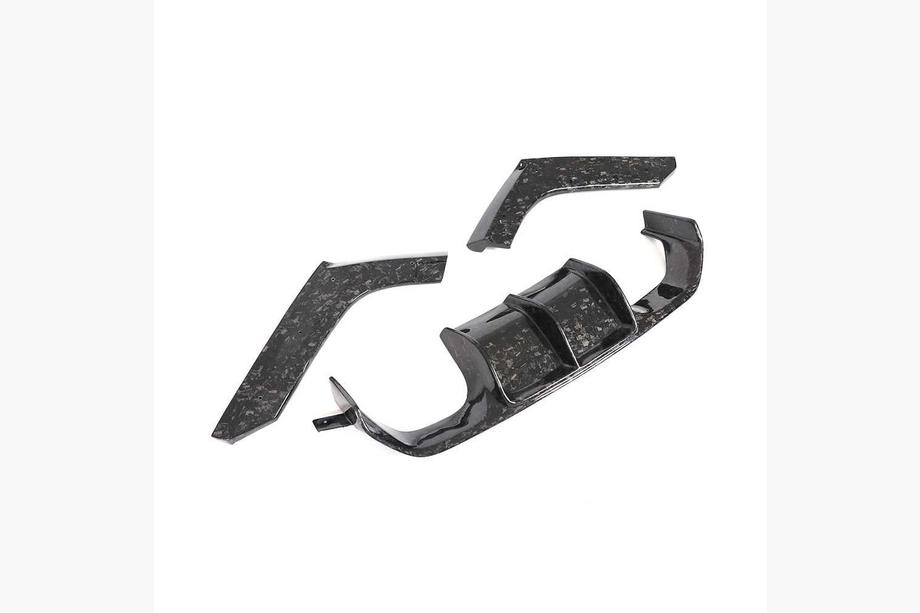 BMW 4 Serie F32/F33/F36 2012–2020 Achterbumper diffuser V6 (voor F82/F83, carbon) Foto 8