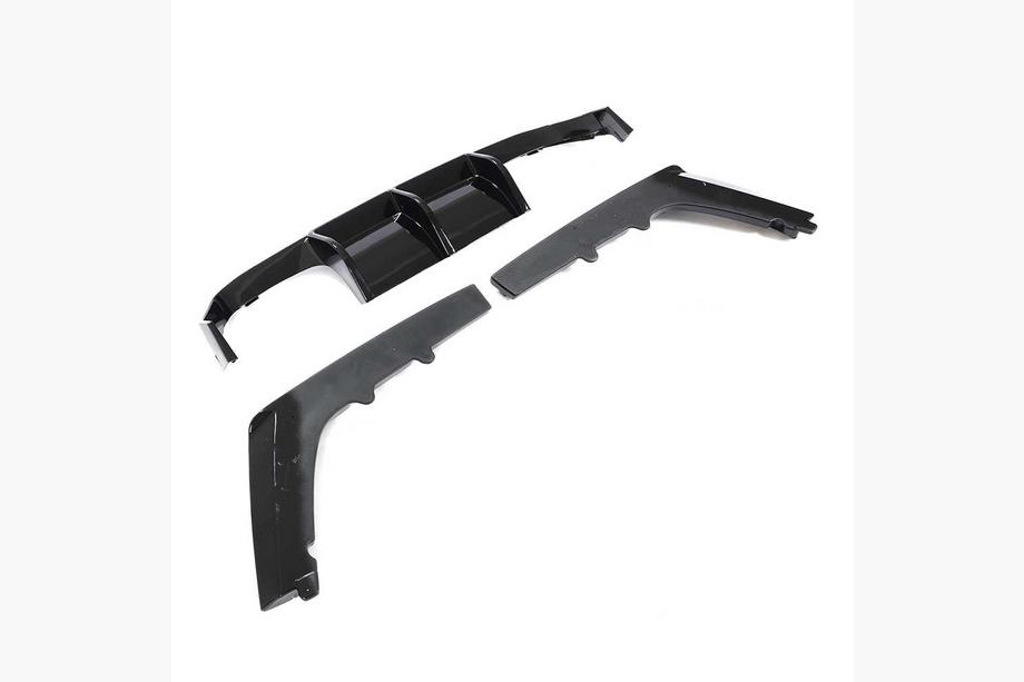 BMW 4 Serie F32/F33/F36 2012–2020 Achterbumper diffuser Carbon ABS V14 (voor F82/F83) Foto 8