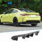 BMW 4-serie G22/23/26 2020– Achterbumperdiffuser V1 (voor G82/G83, carbon) foto 1