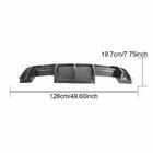 BMW 4-serie G22/23/26 2020– Achterbumperdiffuser V1 (voor G82/G83, carbon) foto 14