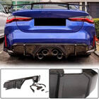 BMW 4-serie G22/23/26 2020– Achterbumper diffuser V2 (voor G82/G83, carbon) foto 1
