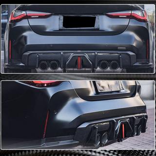 Achterbumperdiffuser V4 (voor G82/G83, carbon) BMW 4-serie G22/23/26 2020– foto 3