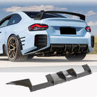 BMW 2 Serie G42 2021– Achterbumper diffuser V3 (voor G87, carbon) foto 1