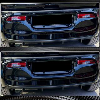Achterbumper diffuser (carbon) foto 4