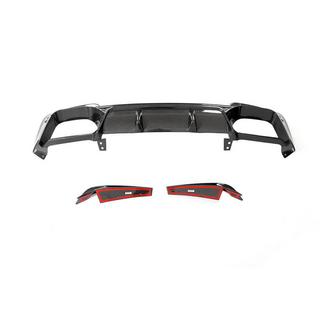 Achterbumper diffuser V1 (voor F97 2018-2021, carbon) foto 1