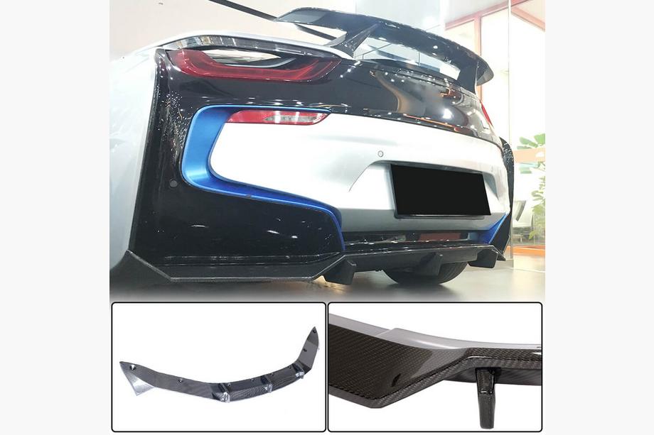 BMW I8 2014–2020 Achterbumper diffuser (carbon) Image