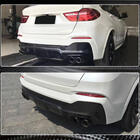 BMW X4 F26 2014–2018 Achterbumper diffuser (voor M-Sport, carbon) foto 4