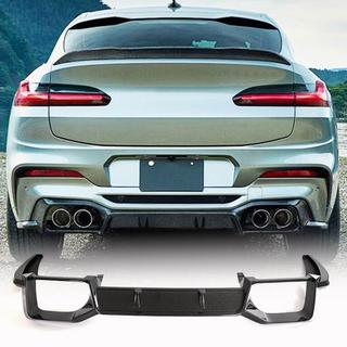 Achterbumper diffuser (voor F98 2018-2021, carbon) foto 1
