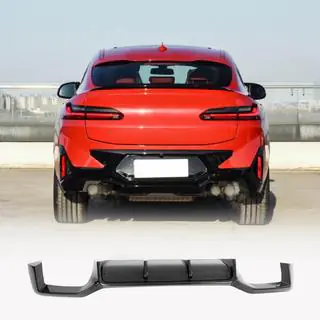Achterbumper diffuser (voor F98 2022-2025, carbon) foto 1