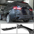 BMW X5 F15 2013–2018 Achterbumper diffuser V2 (voor M-Sport, carbon) foto 2