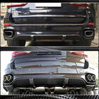 BMW X5 F15 2013–2018 Achterbumper diffuser V2 (voor M-Sport, carbon) foto 5