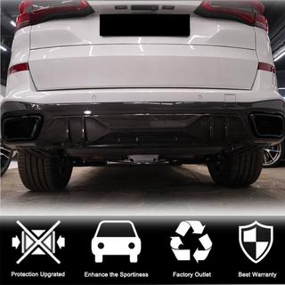 Achterbumper diffuser V1 (2018-2022, echt carbon) BMW X5 G05 2019–2026 foto 3