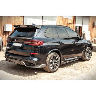 Achterbumperdiffuser V2 (2018-2022, echt carbon) BMW X5 G05 2019–2026 foto 2
