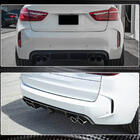 BMW X5 F15 2013–2018 Achterbumper diffuser V2 (voor F85, carbon) foto 4