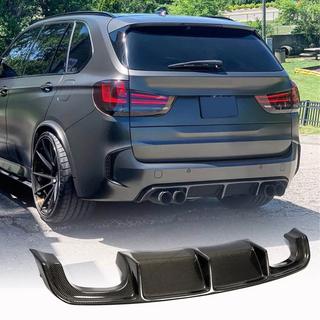 Achterbumper diffuser V2 (voor F85, carbon) foto 1