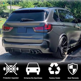 Achterbumper diffuser V2 (voor F85, carbon) foto 3