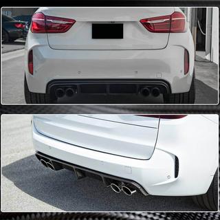 Achterbumper diffuser V2 (voor F85, carbon) foto 4