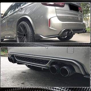Achterbumper diffuser V2 (voor F86, carbon) BMW X6 F16 2014–2019 foto 3