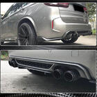 BMW X6 F16 2014–2019 Achterbumper diffuser FRP V3 (voor F86) foto 3