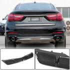 BMW X6 F16 2014–2019 Achterbumper diffuser V1 (voor Base, carbon) foto 1