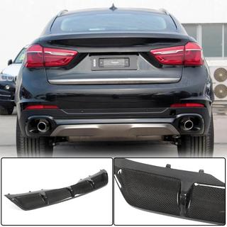 Achterbumper diffuser V1 (voor Base, carbon) BMW X6 F16 2014–2019 foto 1