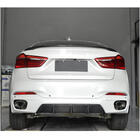 BMW X6 F16 2014–2019 Achterbumperdiffuser V1 (voor M-Sport, carbon) foto 3