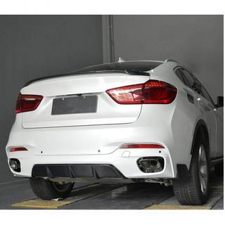 Achterbumperdiffuser V1 (voor M-Sport, carbon) BMW X6 F16 2014–2019 foto 2