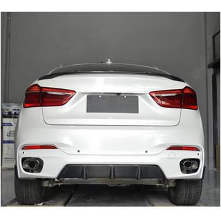 Achterbumperdiffuser V1 (voor M-Sport, carbon) BMW X6 F16 2014–2019 foto 3