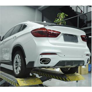 Achterbumperdiffuser V1 (voor M-Sport, carbon) BMW X6 F16 2014–2019 foto 4