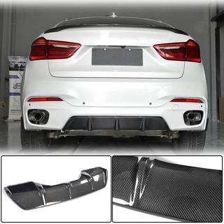 Achterbumper diffuser V2 (voor M-Sport, carbon) BMW X6 F16 2014–2019 foto 1
