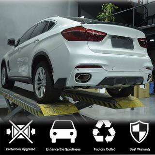 Achterbumper diffuser V2 (voor M-Sport, carbon) BMW X6 F16 2014–2019 foto 2