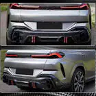 BMW X6 G06 2019–2027 Achterbumper diffuser (voor M-Sport, 2018-2022, carbon) foto 6