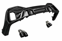 BMW X6 G06 2019–2027 Achterbumper diffuser (voor M-Sport, 2018-2022, carbon) foto 2