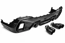 BMW X6 G06 2019–2027 Achterbumper diffuser (voor M-Sport, 2018-2022, carbon) foto 4