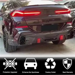Achterbumper diffuser (voor M-Sport, 2018-2022, carbon) foto 2