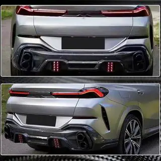 Achterbumper diffuser (voor M-Sport, 2018-2022, carbon) foto 4