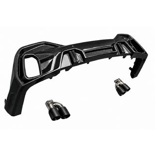 Achterbumper diffuser (voor M-Sport, 2018-2022, carbon) foto 2