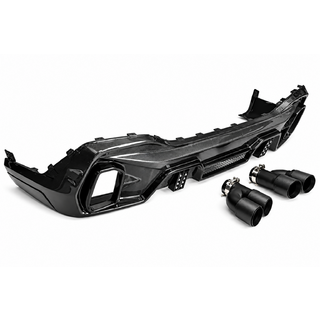 Achterbumper diffuser (voor M-Sport, 2018-2022, carbon) foto 4