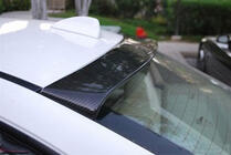 BMW 3-serie E90/E91 2005–2011 Kofferklepspoiler V1 (voor E90, carbon) foto 2