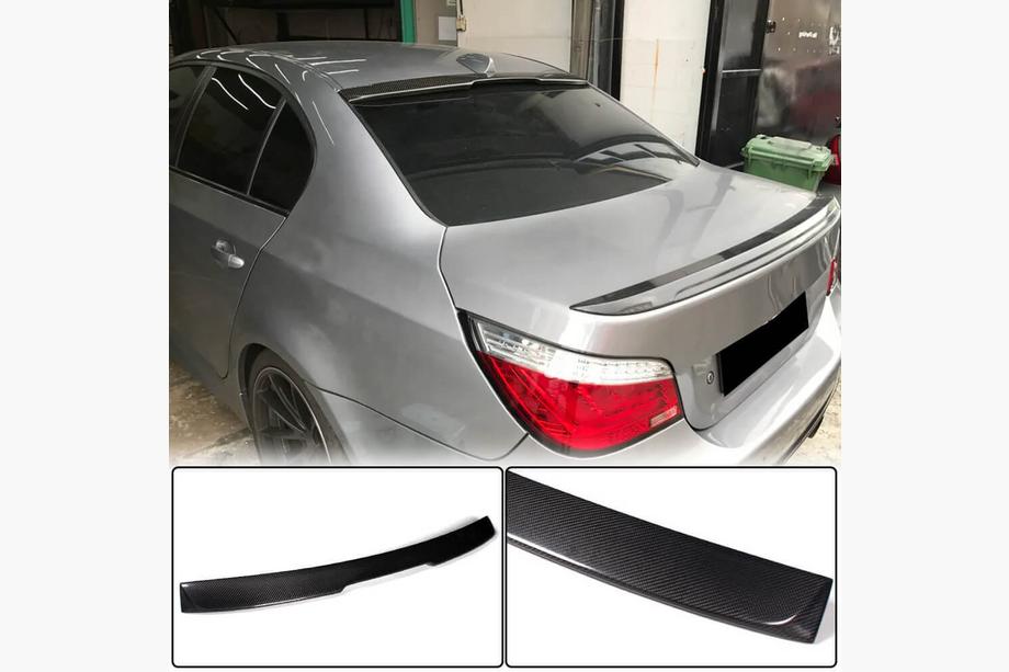 BMW 5 Serie E60/E61 2003–2010 Achterruitspoiler (voor sedan, carbon) Image
