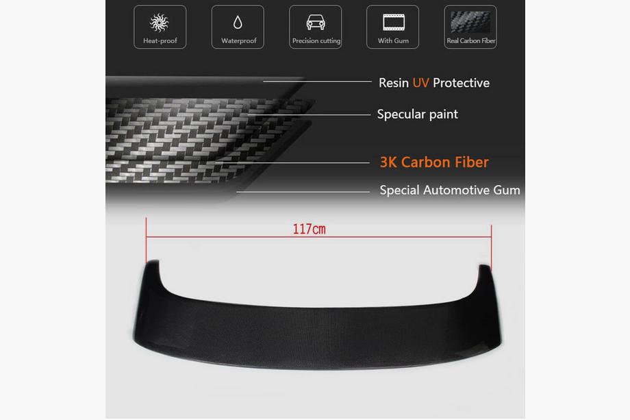 BMW X5 F15 2013–2018 Spoiler V2 (Carbon) Foto 4