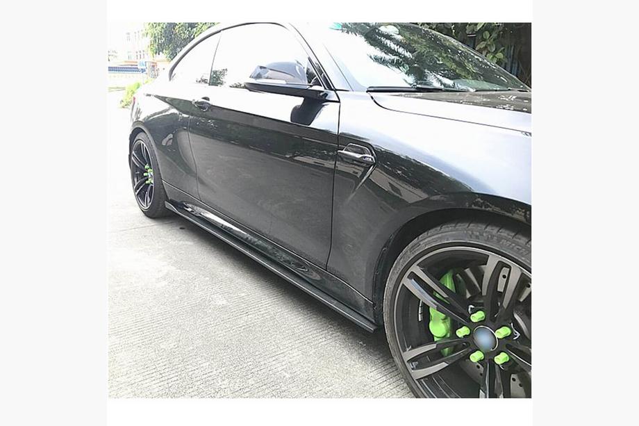 BMW 2-serie F22/F23 2014–2021 Carbon V2 dorpellijsten (voor M-Competition) Foto 3